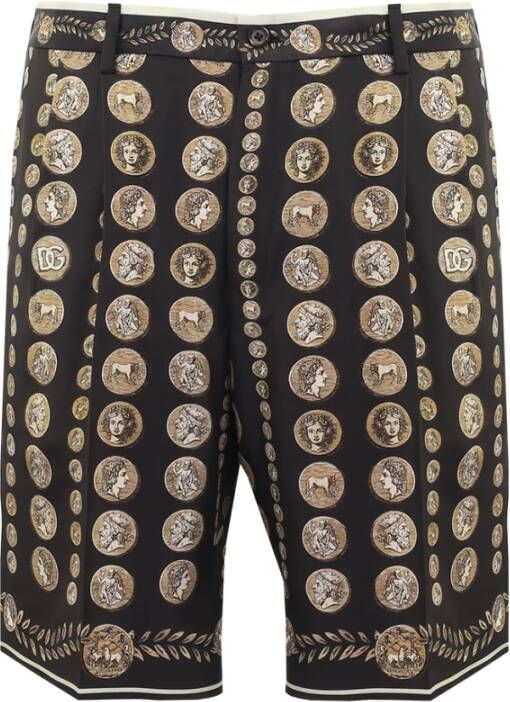 Dolce & Gabbana Stijlvolle Heren Shorts Black Heren