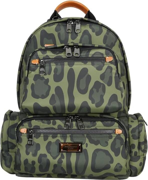 Dolce & Gabbana Rugzak Groen Heren