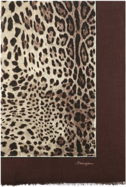 Dolce & Gabbana Scarves Bruin Dames