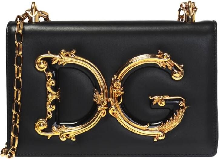 Dolce & Gabbana Schoudertas DG Girls Zwart Dames