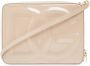 Dolce & Gabbana Gewatteerde DG Logo Camera Tas Beige Dames - Thumbnail 1