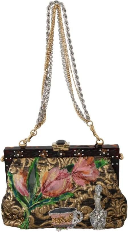 Dolce & Gabbana Schoudertas Geel Dames