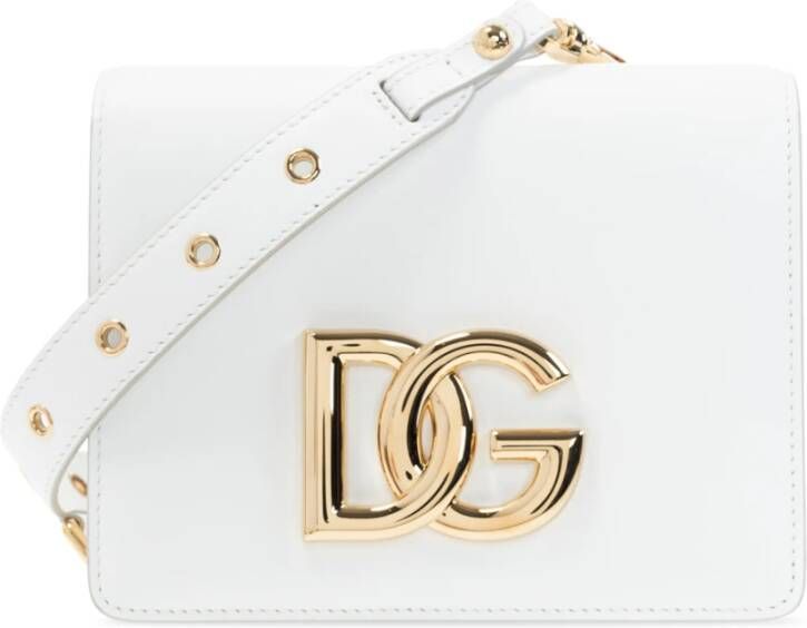 Dolce&Gabbana Crossbody bags Shoulder Bag Leather in wit