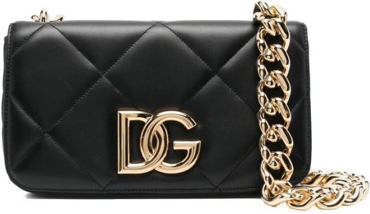 Dolce&Gabbana Crossbody bags Zebra Bag in black