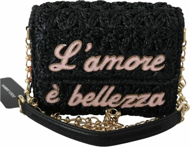 Dolce & Gabbana Synthetisch Leren Cross Body Tas Black Dames