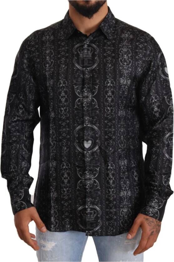 Dolce & Gabbana Shirt Zwart Heren