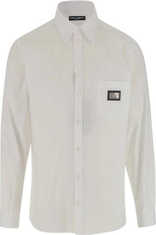 Dolce & Gabbana Herenformeel overhemd Stijlvolle upgrade White Heren