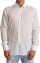 Dolce & Gabbana Pre-owned White Cotton Dress Formal Martini Shirt Wit Heren - Thumbnail 1