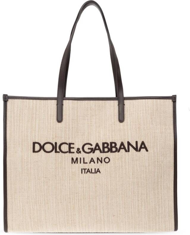 Dolce & Gabbana Shopper tas Beige Dames