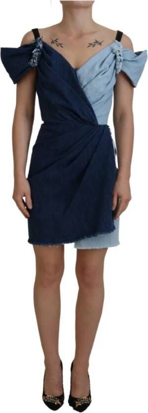 Dolce & Gabbana Short Dresses Blauw Dames