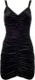 Dolce & Gabbana Velvet strap dress Zwart Dames - Thumbnail 1