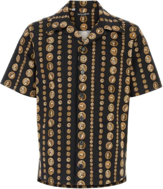 Dolce & Gabbana Short Sleeve Shirts Meerkleurig Heren