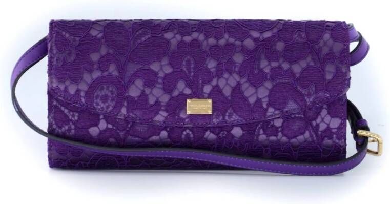 Dolce & Gabbana Shoulder Bags Paars Dames