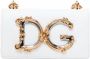 Dolce & Gabbana Witte Kalfsleren Logo Plaque Box Tas White Dames - Thumbnail 1
