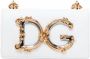 Dolce & Gabbana Witte Kalfsleren Logo Plaque Box Tas White Dames - Thumbnail 2