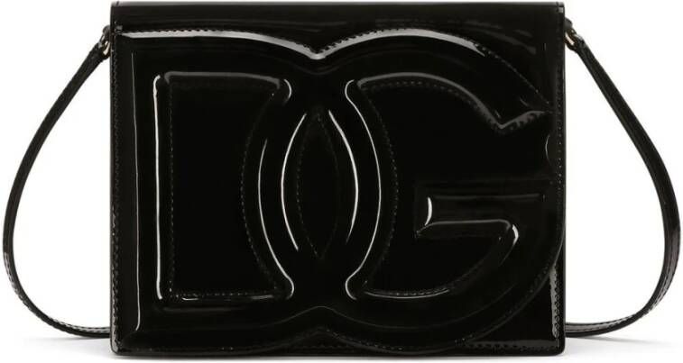 Dolce & Gabbana Zwarte tassen met 4 5 cm hak Black Dames