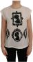 Dolce & Gabbana Sicily Frame Geborduurde Zijden Blouse White Dames - Thumbnail 1