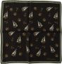 Dolce & Gabbana Multicolor Bedrukte DG Logo Vierkante Zakdoek Black Heren - Thumbnail 1