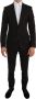 Dolce & Gabbana Bruin Jacquard Slim Fit Pak Martini Model Bruin Heren - Thumbnail 1