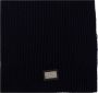 Dolce & Gabbana Sjaal met logo detail Black Heren - Thumbnail 1