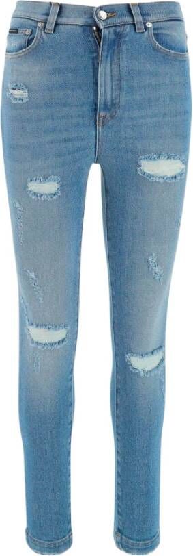 Dolce & Gabbana Skinny Jeans Blauw Dames