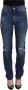 Dolce & Gabbana Blauw geruit achterkant Skinny Denim Jeans Blue Dames - Thumbnail 1