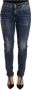 Dolce & Gabbana Stijlvolle Logo Jeans in Klassiek Blauw Blue Dames - Thumbnail 1