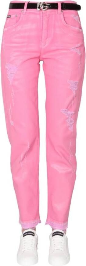 Dolce & Gabbana Skinny jeans Roze Dames