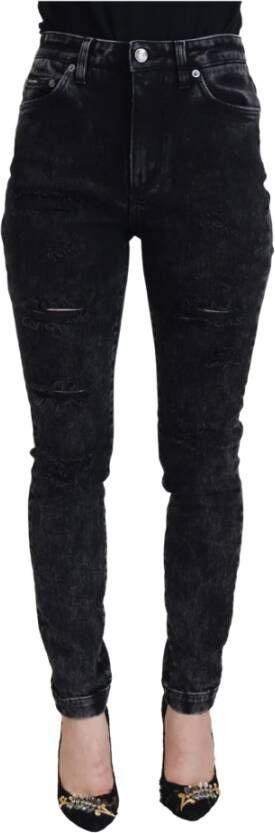 Dolce & Gabbana Skinny Jeans Zwart Dames