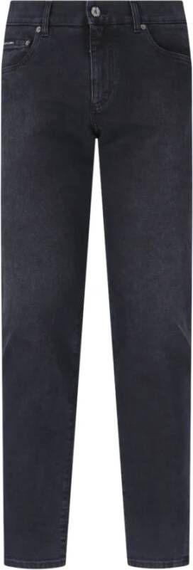 Dolce & Gabbana Upgrade je denimstijl met trendy skinny jeans Black Heren