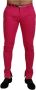 Dolce & Gabbana Chique Roze Katoenmix Broek Pink Heren - Thumbnail 1