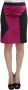 Dolce & Gabbana Zwart Roze Katoenen Stretchrok Black Dames - Thumbnail 1