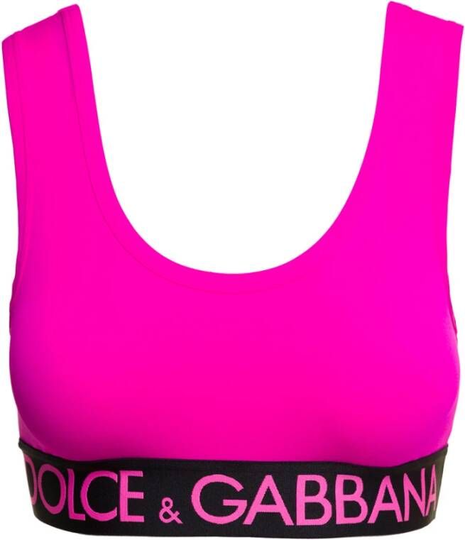 Dolce & Gabbana Sleeveless Tops Roze Dames