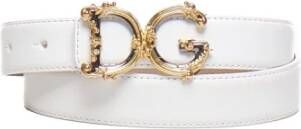 Dolce & Gabbana Witte Riemtas voor Vrouwen White Dames
