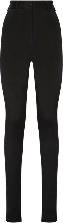Dolce & Gabbana Slim-fit broek Zwart Dames
