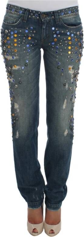 Dolce & Gabbana Slim-fit jeans Blauw Dames