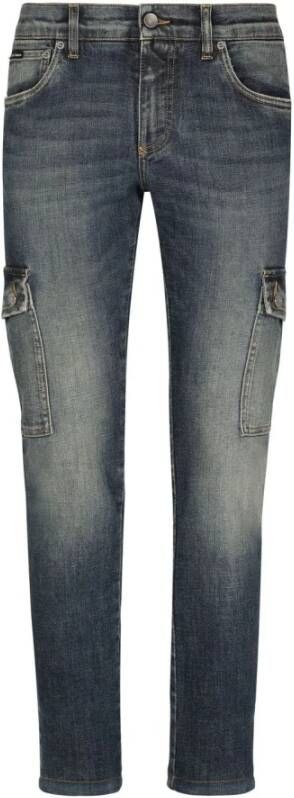 Dolce & Gabbana Slim-fit Jeans Blauw Heren