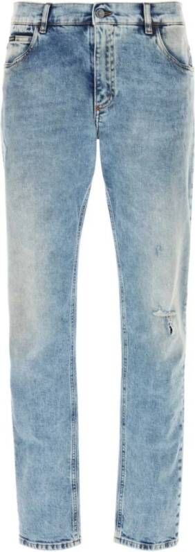 Dolce & Gabbana Slim-fit Jeans Upgrade Blue Heren