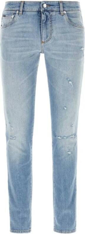 Dolce & Gabbana Slim-Fit Stretch Denim Jeans Blue Heren