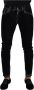 Dolce & Gabbana Zwarte Katoenen Stretch Skinny Slim Fit Jeans Black Heren - Thumbnail 1