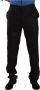 Dolce & Gabbana Grijze Gestreepte Wol Zijden Broek Gray Heren - Thumbnail 1