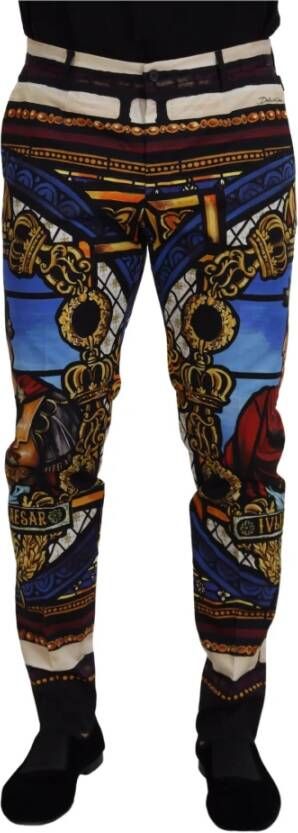 Dolce & Gabbana Slim-fit Trousers Meerkleurig Heren