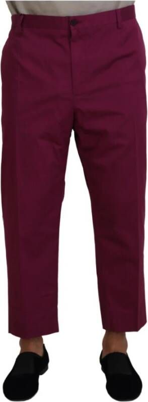 Dolce & Gabbana Slim-fit Trousers Roze Heren