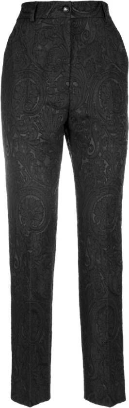 Dolce & Gabbana Slim-fit Trousers Zwart Dames