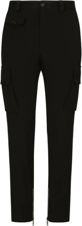 Dolce & Gabbana Slim-fit Trousers Zwart Heren