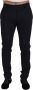 Dolce & Gabbana Zwarte Wol Stretch Slim Chinos Broek Black Heren - Thumbnail 1