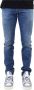 Dolce & Gabbana Slim-Fit Blauwe Jeans met Bedekte Rits Blue Heren - Thumbnail 1