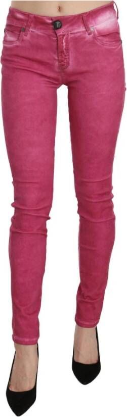 Dolce & Gabbana Slimfit-jeans Roze Dames