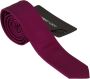 Dolce & Gabbana Zijden Stropdas Effen Paars Gemaakt in Italië Purple Heren - Thumbnail 3