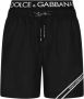 Dolce & Gabbana Modern Zwart Polyester Zwemkleding voor Mannen Black Heren - Thumbnail 1